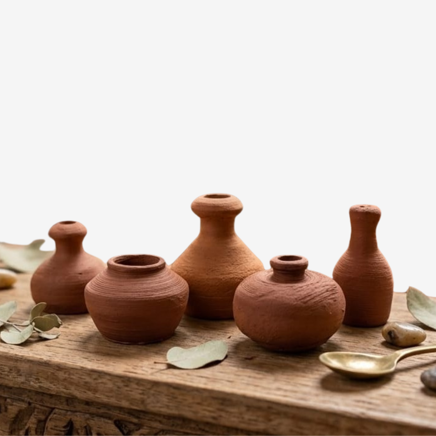 Decorative Miniature clay Pots One Decorative Miniature clay Pots - Image 1